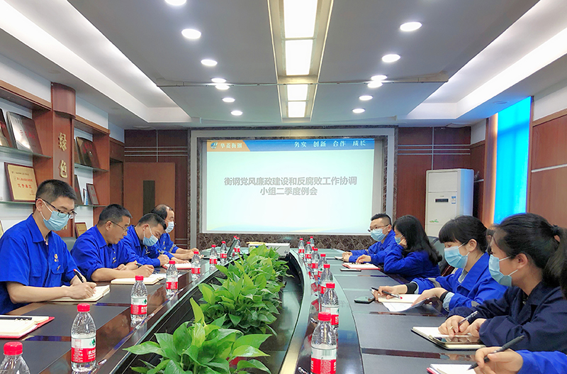 公司召开二季度党风廉政建设和反腐败工作协调小组会议