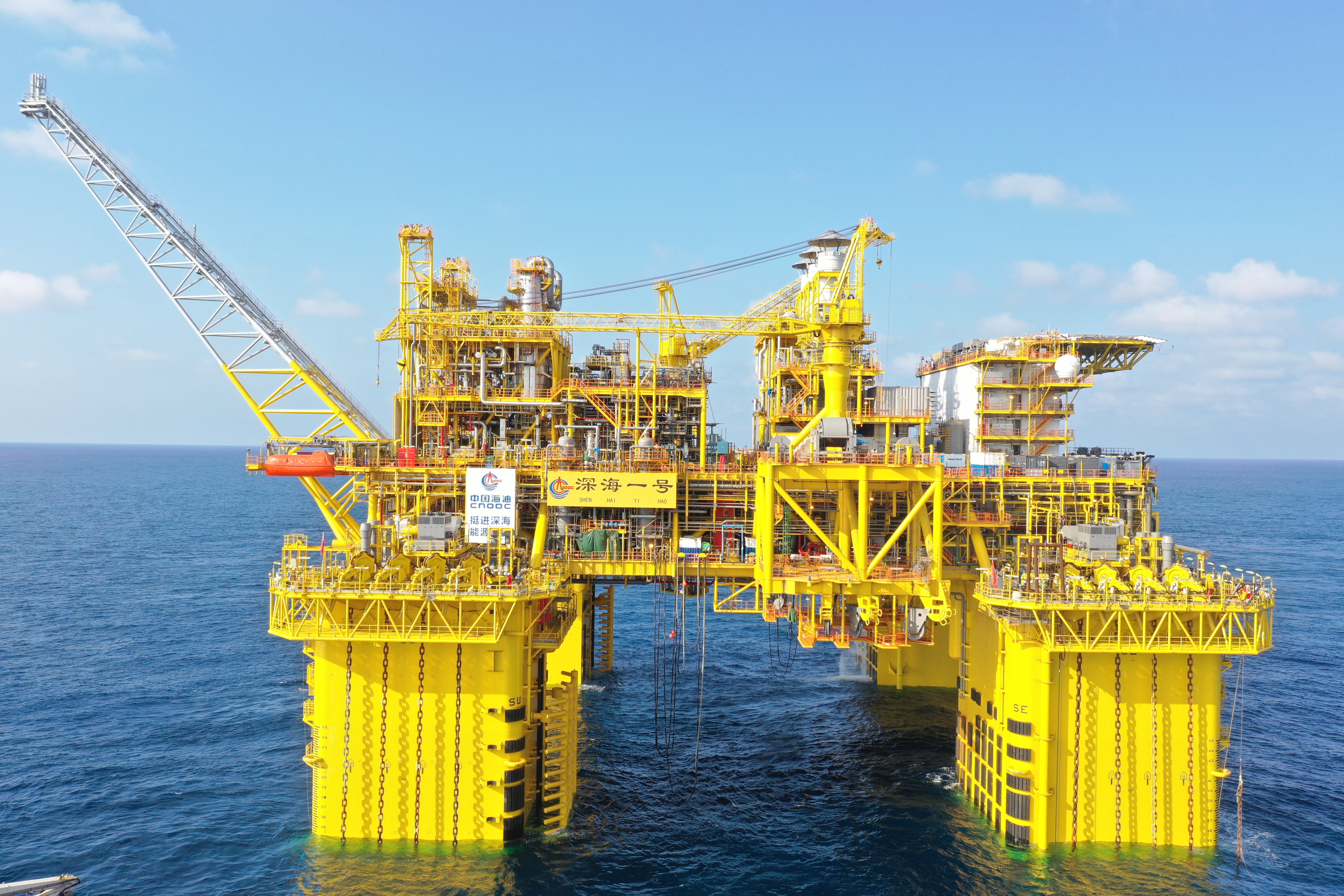 我国自营深水大气田