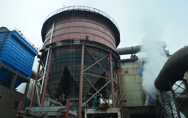 安博登录网页版45吨电炉外排除尘改造热试成功